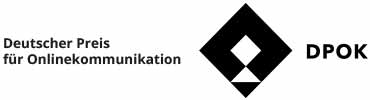 Logo DPOK (Deutscher Preis für Onlinekommunikation) für SEO Agentur Nürnberg